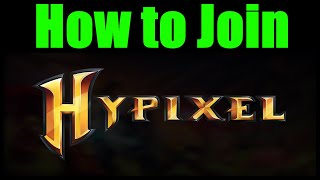 How to join and play Hypixel  Minecraft Java [upl. by Repmek]