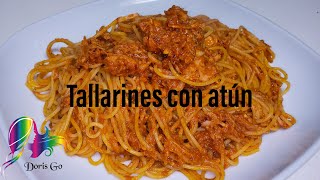 Tallarines con Atun en 10 MINUTOS [upl. by Notlit]