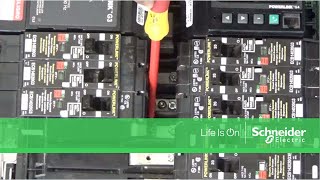 Installing Powerlink ECB G3 Breaker in NF Panelboards  Schneider Electric Support [upl. by Ydnew]