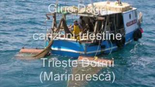 Gino Dagri  canzoni triestine  Trieste Dormi Marinaresca [upl. by Naegem976]