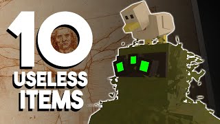 TOP 10 MOST USELESS Unturned Items [upl. by Blancha380]