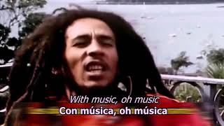 Trench Town  Bob Marley LYRICSLETRA Reggae Original [upl. by Lemon413]