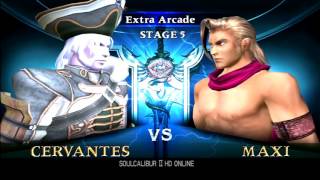 Soul Calibur 2  Cervantes arcade mode [upl. by Salinas395]