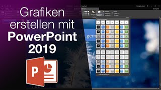 PowerPoint  Einfache Grafiken erstellen für Einsteiger 2020 [upl. by Hetti]