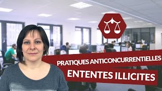 Les pratiques anticoncurrentielles  les ententes illicites  Droit  digiSchool [upl. by Bailie557]