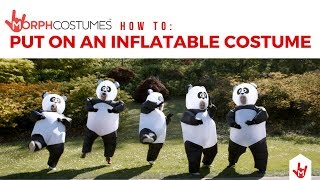 HOW TO Put on Inflatable Costume  MorphCostumes [upl. by Baoj627]