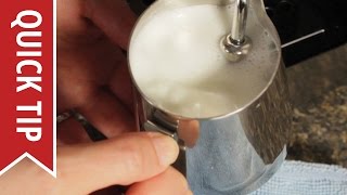 How to AutoFroth Milk for Lattes [upl. by Belda]