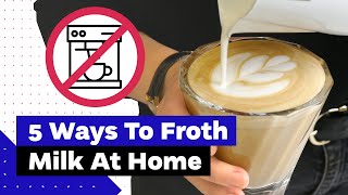 How To Froth Milk At Home Best Milk Frothers Review [upl. by Carvey]