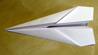 Como hacer un Avión de papel que vuela mucho  aviones de papel [upl. by Akcimehs]