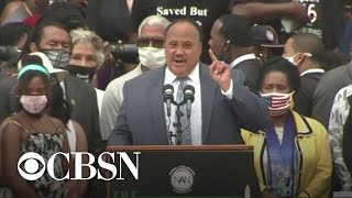 Martin Luther King III speaks at the 2020 March on Washington [upl. by Amalle]