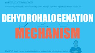 The dehydrohalogenation mechanism [upl. by Llevra357]