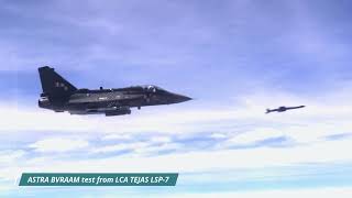 VIDEO Tejas Test Firing Astra BVRAAM [upl. by Britt]