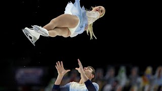 Knierim and Fraziers monster free skate takes US Nationals by storm  NBC Sports [upl. by Ellehcer]