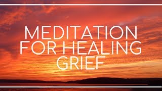 Guided Meditation For Deep Relaxation Managing Grief Sleep Emotional Healing [upl. by Einnov849]