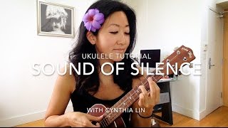 Sound of Silence  Ukulele Fingerpicking Tutorial [upl. by Humfrid]