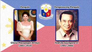 Lupang Hinirang and the Presidents and Vice Presidents of Philippines as of 2017 [upl. by Hillell]