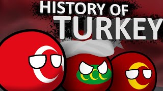 COUNTRYBALLS History of Turkey Türkiye Tarihi [upl. by Akcimehs235]