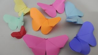 Borboleta Origami  Kirigami [upl. by Clywd657]