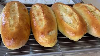 Homemade Hoagie Rolls Recipe  Sandwich Rolls [upl. by Anirtik]