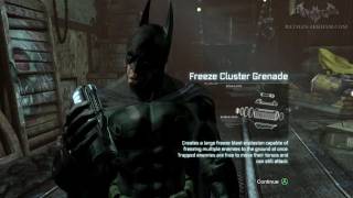 Batman Arkham City  Hot and Cold Stolen Freeze Tech  Side Mission Walkthrough [upl. by Clark849]