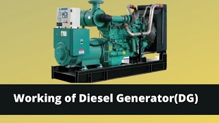 Working of DIesel Generator  DG [upl. by Adekahs]