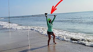 How To Cast A Surf Fishing Rod For Distance amp Accuracy [upl. by Anahsirk]