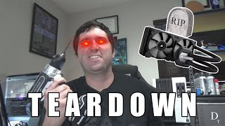 Corsair H100i V2 Teardown  Pump Failure Shown [upl. by Yartnod588]