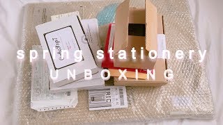 spring stationery haul  2019 [upl. by Trahurn]