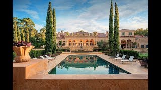 Intricate Palatial Chateau in Houston Texas  Sothebys International Realty [upl. by Hearsh323]