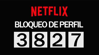 COMO PONER CONTRASEÑA PIN A TU PERFIL DE NETFLIX [upl. by Filippo]