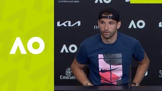 Grigor Dimitrov quotNever know whats going to happenquot press conference 4R  Australian Open 2021 [upl. by Chard]