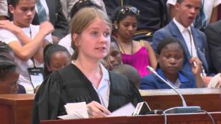 Finals of the 2015 National Schools Moot Court Competition [upl. by Nibram142]