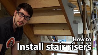 How to add risers to existing stairs [upl. by Nibram371]