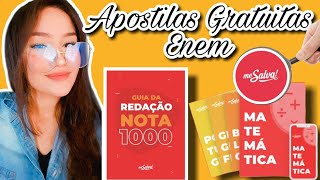 APOSTILAS GRATUITAS PARA ESTUDAR PARA O ENEM  ME SALVA 2022 [upl. by Refinnaj]