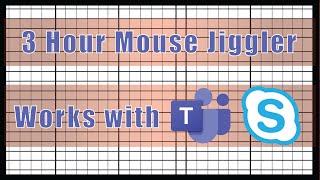 Mouse Jiggler 3 Hours  Keep Computer Awake  Mouse Mover [upl. by Esiocnarf]