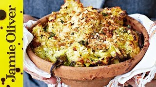 BudgetFriendly Cauliflower Cheese  Jamie Oliver [upl. by Gnut683]