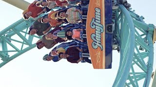 HangTime  New Knotts Berry Farm Roller Coaster Is Now Open [upl. by Ogir]