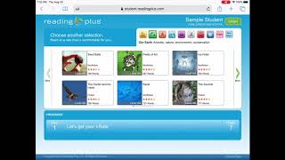 Reading Plus Tutorial Video [upl. by Nosreffej109]