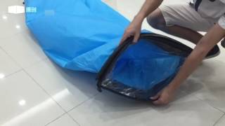 INSTRUCTIONAL VIDEO  How to Inflate the Inflatable Lounger [upl. by Assillam]