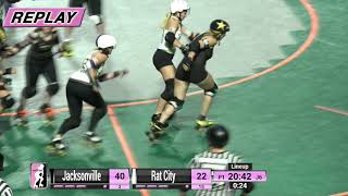 WFTDA Roller Derby  Division 1 Seattle  Game 6  Jacksonville vs Rat City [upl. by Newcomb]