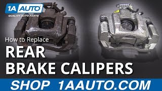 How to Replace Rear Brake Calipers On Any Car [upl. by Asilrak]