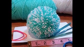 4inch pompom using folded paper [upl. by Luhem]