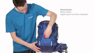 VAUDE  Bike Backpacks Features  Product Video [upl. by Loram]