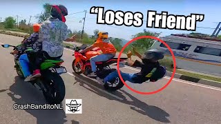 Extreme Motorcycle Crash  CrashBanditoNL [upl. by Misaq]