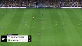 Crystal Palace vs Norwich City 27082024 EFL Cup EA FC 24 [upl. by Airb]