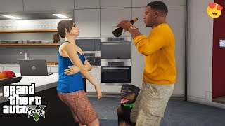 GTA 5  How to Get a Girlfriend Franklin and Ursula [upl. by Natek636]