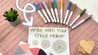 How to Write with Cricut Maker [upl. by Liatris]