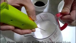 How To Make Latte Art with Mini Milk Frother [upl. by Ratha]