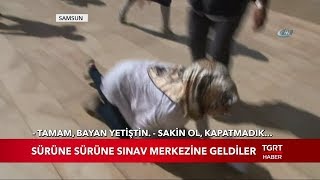 Sürüne Sürüne Sınav Merkezine Geldiler [upl. by Notneb]