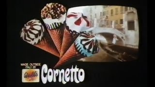 1981 Walls Cornetto Advert 1 Just one Cornetto [upl. by Blight]